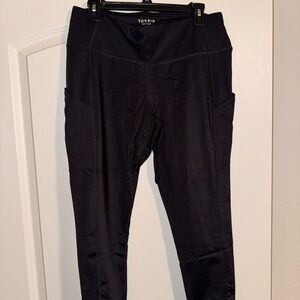 Torrid Midnight Black Active Leggings